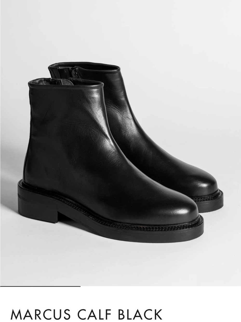 Jacques soloniexe Paris black leather boot